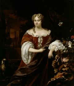 Portrait of a lady by Jan Weenix