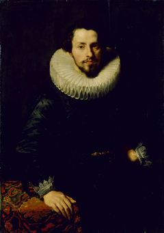 Portrait of a Man at a Table by Anthony van Dyck