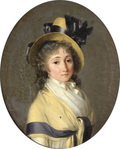 Portrait of a woman by Jeanne-Elisabeth Chaudet