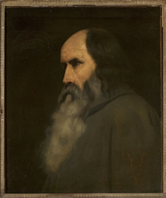 Portrait of an old man (Berthold Schwarz?) by Ary Scheffer