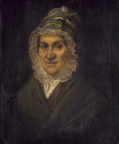 Portrait of an old woman by Anonymous