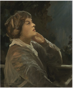 Portrait of Dora Sigerson (Mrs Shorter) (c.1870-1918), Poet by John Lavery