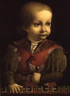 Portrait of Francesco Maria Sforza, known as 'Il Duchetto' by Marco d'Oggiono