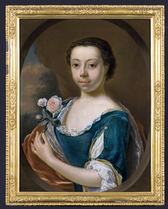 Portrait of Harmanna Henrietta Emmen (1730-1795) by Jan Abel Wassenbergh