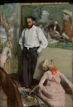 Portrait of Henri Michel-Lévy by Edgar Degas