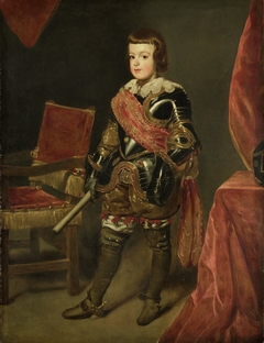 Portrait of Infante Balthasar Carlos by Juan Bautista Martínez del Mazo