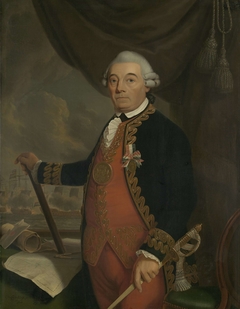 Portrait of Johan Arnold Zoutman by Cornelis van Cuylenburgh II