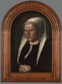 Portrait of Judoca van Egmond van der Nieuburgh by Jacob Cornelisz van Oostsanen