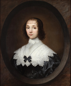 Portrait of Lady Waterpark by Cornelis Janssens van Ceulen