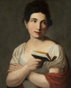 Portrait of Maria Anna Filipina Malińska née Pechwell. by Jan Antoni Blank