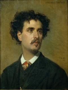 Portrait of Marià Fortuny by Federico de Madrazo y Kuntz