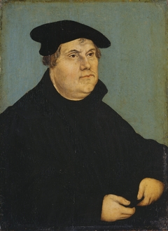 Portrait of Martin Luther (pendant of GK 18) (1543) by Lucas Cranach the Elder