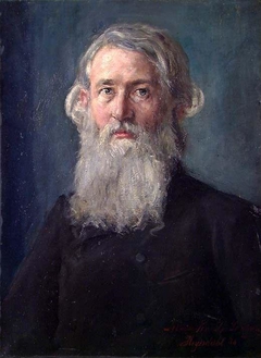 Portrait of Professor Ernst Sars by Hans Heyerdahl