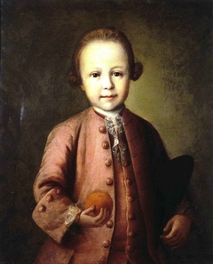 Portrait of Savva Yakovlev as a Child by Mina Kolokolnikov