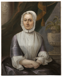 Portrait of Sybilla Volkera Sadelijn (1699-1781) by CL Haverkamp