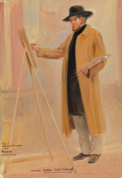 Portrait of the Painter Otto Valstad by Väinö Hämäläinen