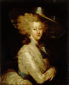 Portret van een vrouw by Anonymous