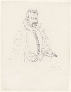 Portret van Jean Niguet by Hendrik Abraham Klinkhamer