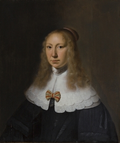 Portret van Maria thoe Schwartzenberg by Master of the Schwartzenberg portraits