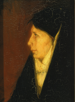 Profile of a Woman's Head by Henry Ossawa Tanner