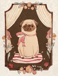 Pug by Kelsey Garrity-Riley