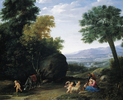 Rest on the Flight into Egypt by Claude Lorrain