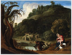 Rest on the Flight into Egypt by Jacob Pynas