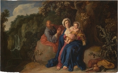 Rest on the Flight into Egypt by Pieter Lastman