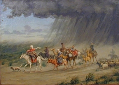 Riding in the Storm by Nikolai Gavrilovich Khludov