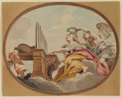 Saint Cecilia by Jacob de Wit