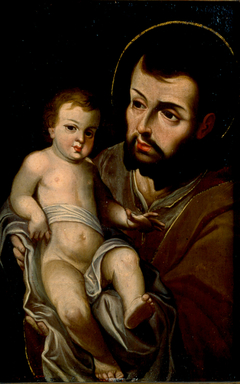 Saint Joseph with the child by Gregorio Vasquez de Arce y Ceballos