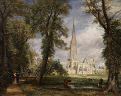 Salisbury Cathedral from the Bishop's Garden by John Constable