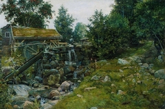 Sawmill in Romsdal by Jørgen Sørensen