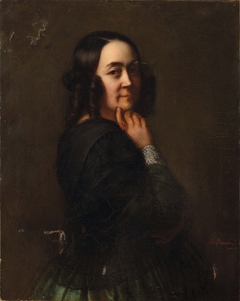 Self-portrait by Félicité Beaudin