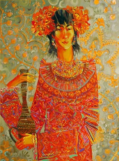 Self-portrait by Yulia Luchkina