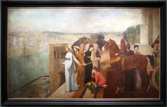 Semiramis Building Babylon by Edgar Degas