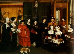 Sir Thomas More and Family by Rowland Lockey