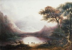 Snowdon from Llyn Nantlle by Copley Fielding