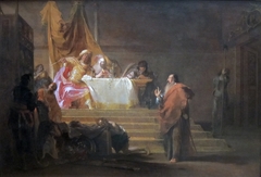 Solon before Croesus by Nikolaus Knüpfer