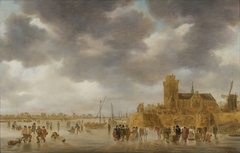 Sports on the Ice by Jan van Goyen