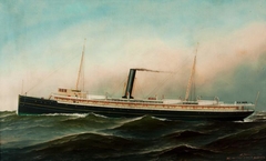 Steam Ship Manhattan by Antonio Jacobsen