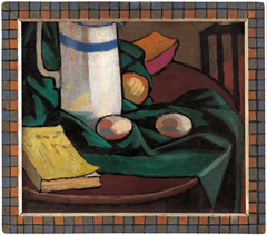 Still life- jug and eggs by Roger Fry