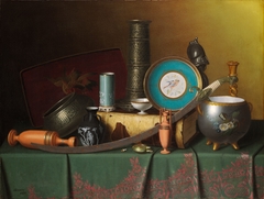 Still Life with Bric-a-Brac by William Harnett