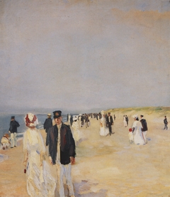 Strand auf Norderney by Albert Weisgerber