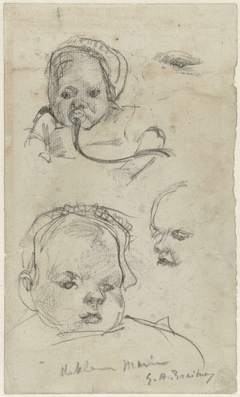 Studies van een baby by George Hendrik Breitner