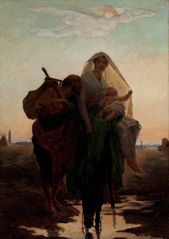 Study for "Flight of the Holy Family to Egypt" by José Ferraz de Almeida Júnior