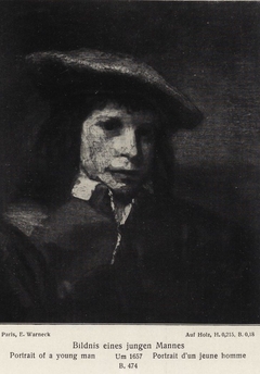 Study of a boy by Rembrandt