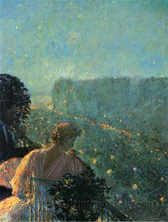 Summer Evening, Paris by Childe Hassam