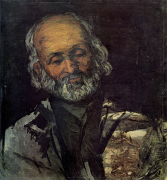 Tête de vieillard (Old man head) by Paul Cézanne