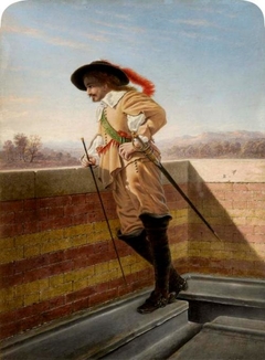 The Cavalier - after Meissonier by James Nasmyth